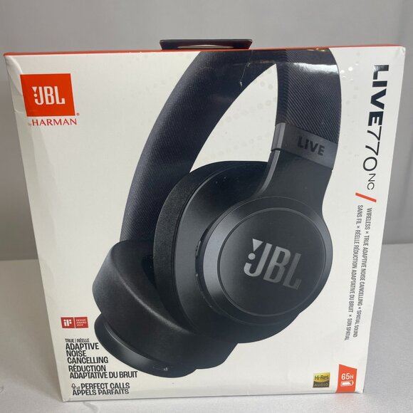 JBL Other - JBL by Harman Live 770 NC Headphones Adaptive New in Sealed Box Black
